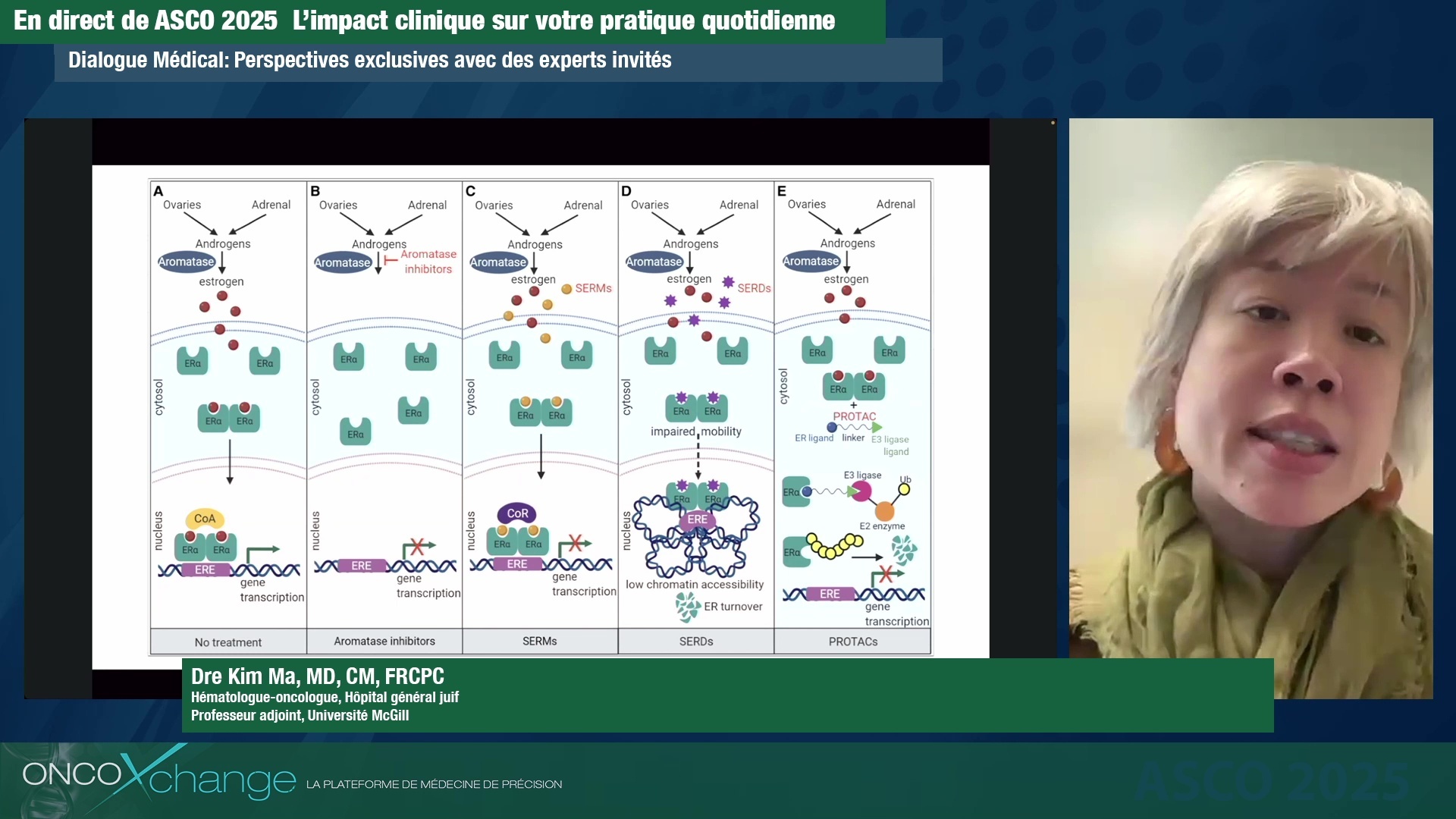 ASCO 2025 – Hormonothérapie dans le cancer du sein RH+ métastatique avec Dre Kim Ma