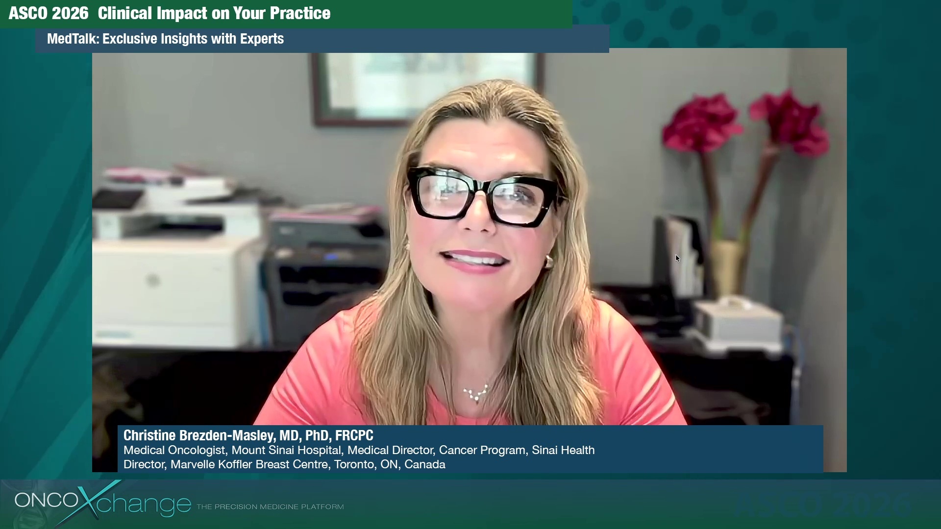 ASCO 2026 - with Dr. Christine Brezden-Masley: OPTIMA