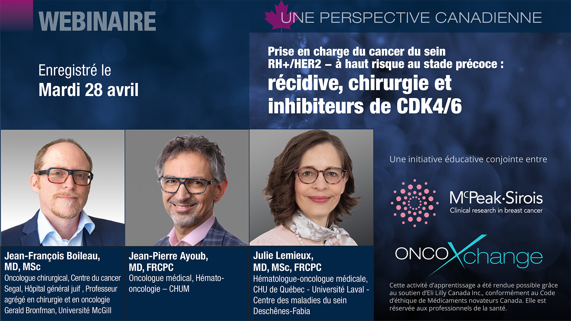 Prise en charge du cancer du sein RH+/HER2- à haut risque au stade précoce : récidive, chirurgie et inhibiteurs de CDK4/6