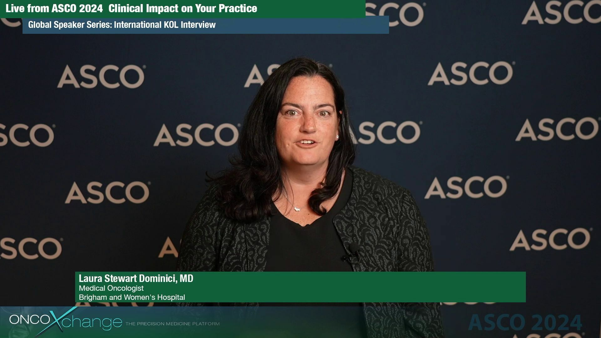 ASCO 2024 - Global Speaker Series - Novel Additions to Breast Cancer Therapy: Insights from Dr. Laura Stewart Dominici