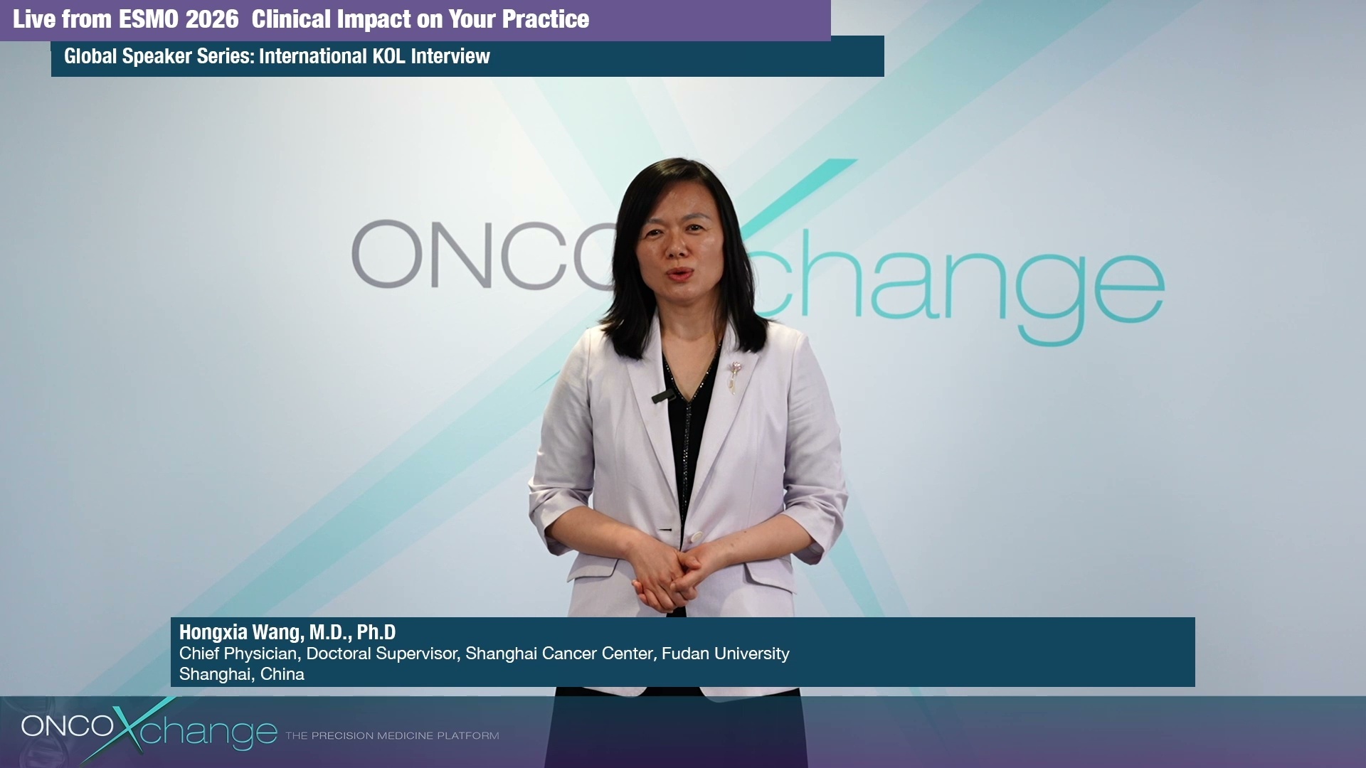 ESMO 2026 - Breast Cancer: Targeting B7-H3 with Dr. Hongxia Wang