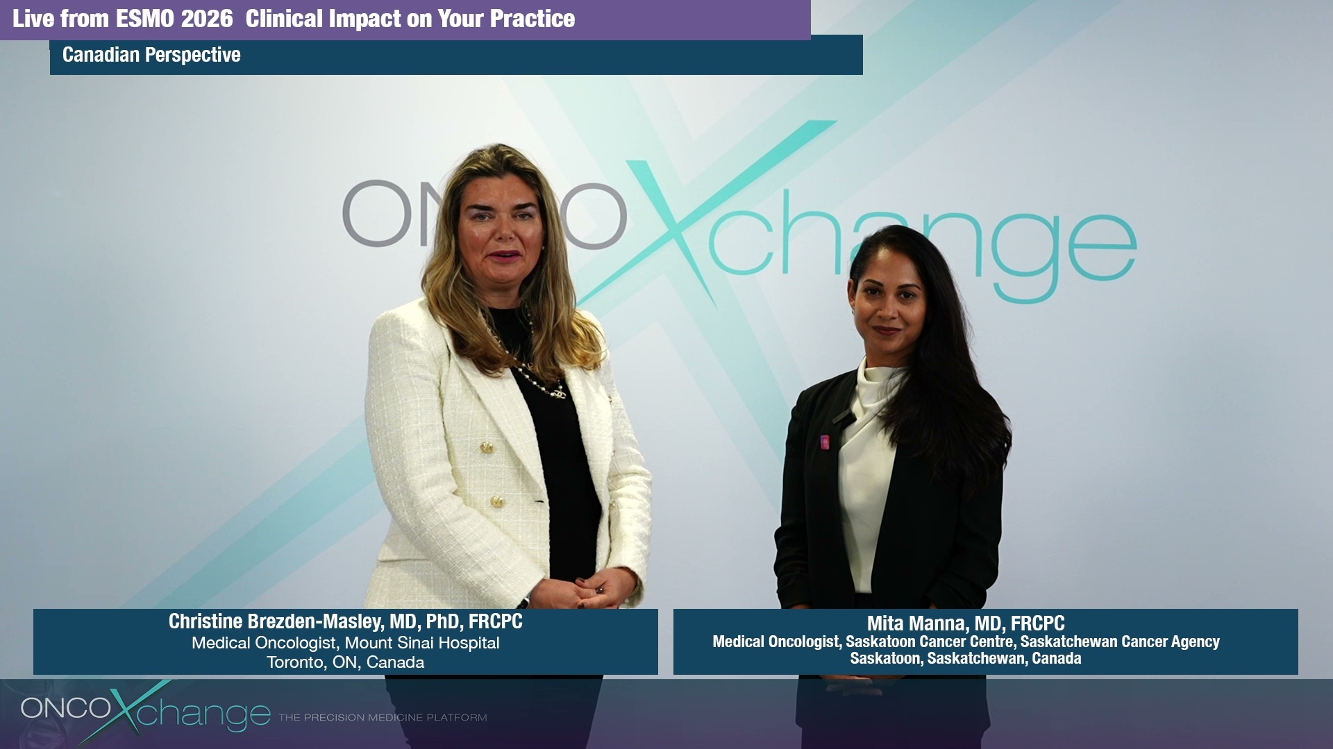 ESMO 2026 - Breast Cancer: A Canadian Lens with Drs. Christine Brezden-Masley and Mita Manna