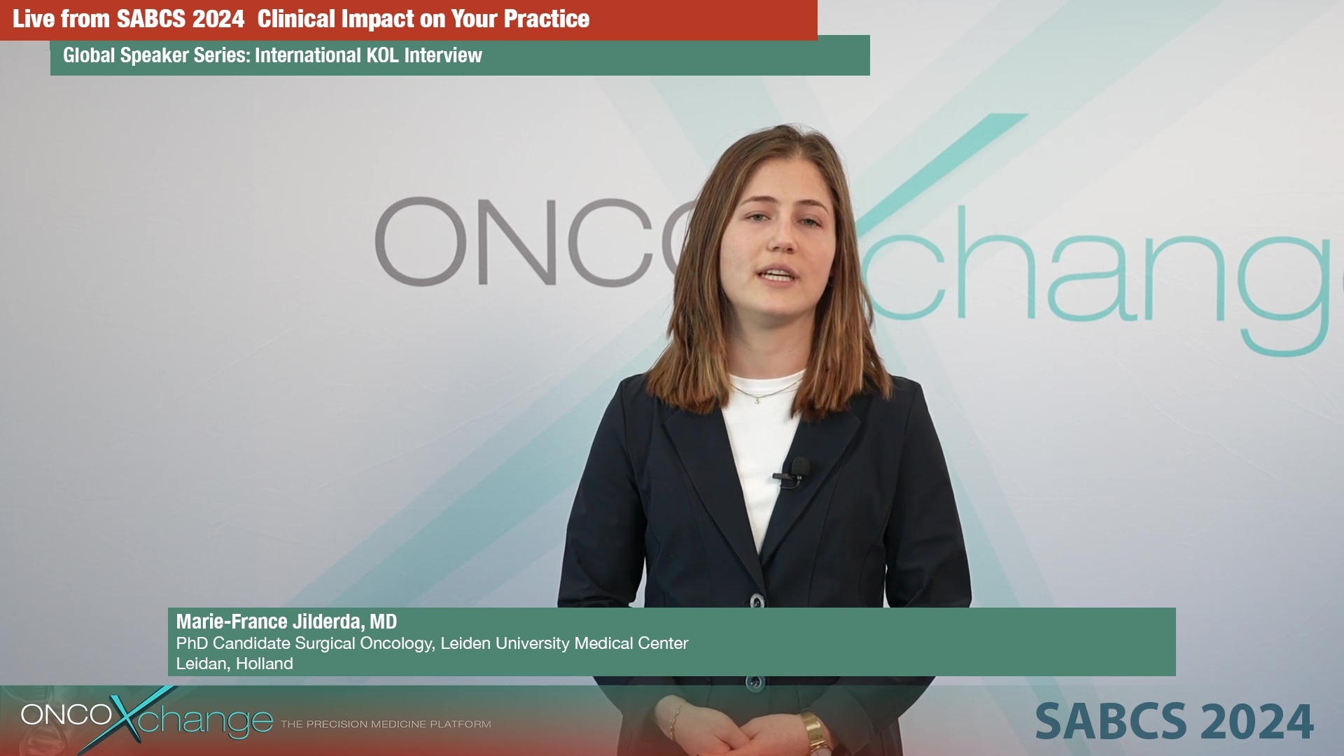 SABCS 2024 - Insights on Adjusted BCI Model with Dr. Marie-France Jilderda