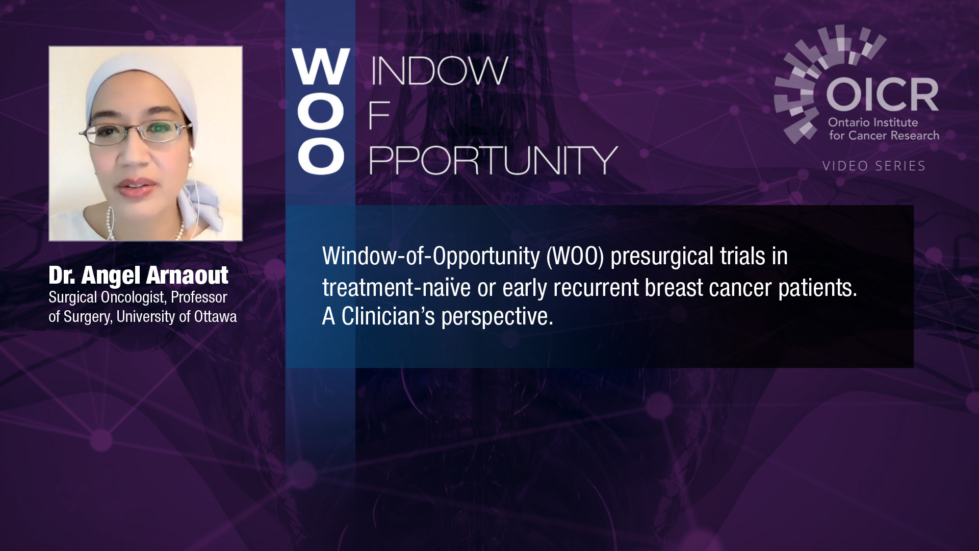 WOO SERIES - WOO presurgical trials -  a Clinician’s perspective