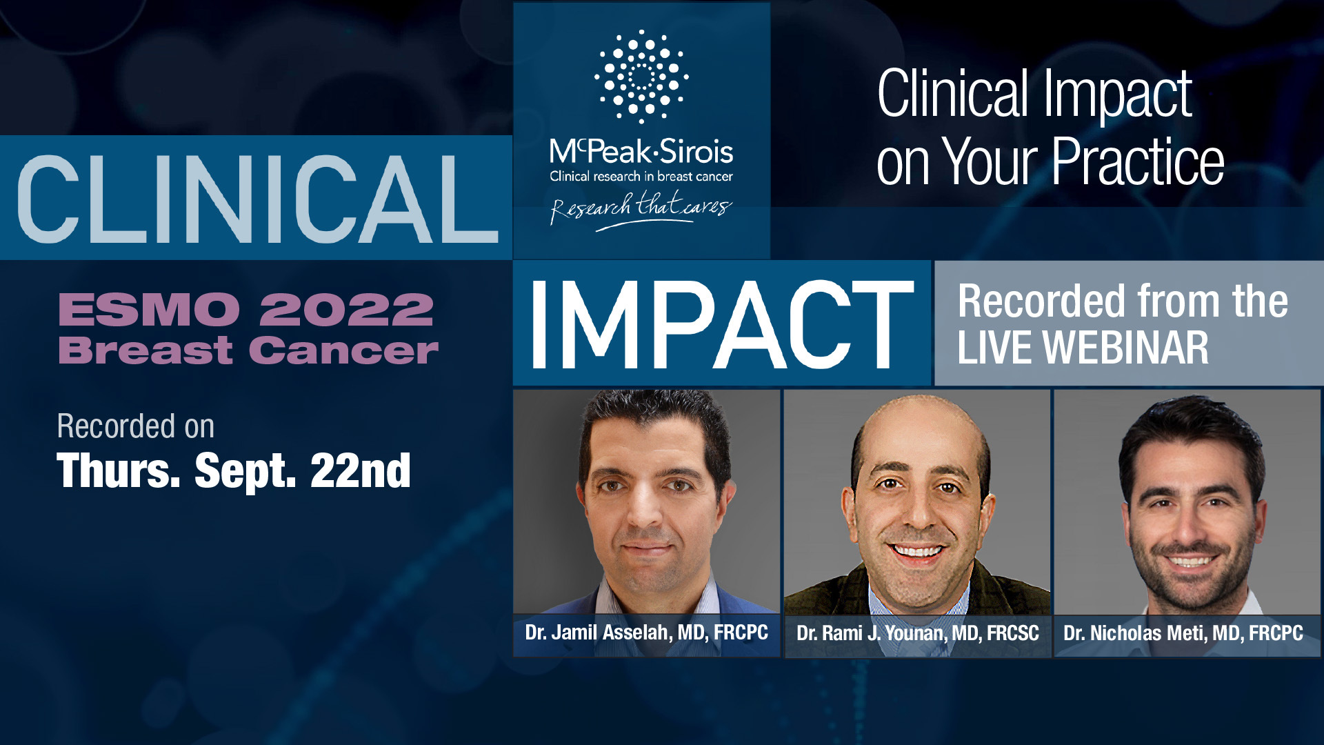 ESMO 2022 Breast Cancer : Clinical Impact on Your Practice