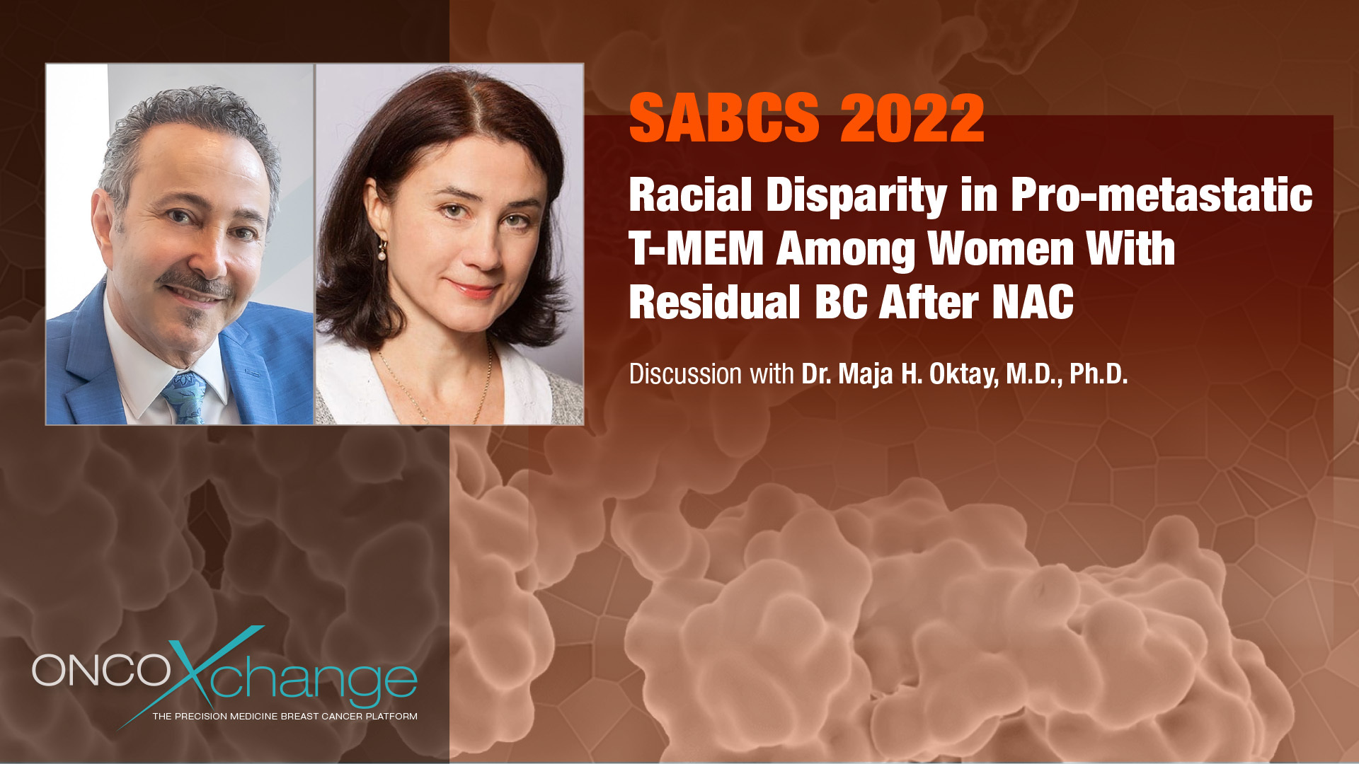 SABCS 2022 - Racial Disparity in Pro-metastatic T-MEM Among Women With Residual BC After NAC
