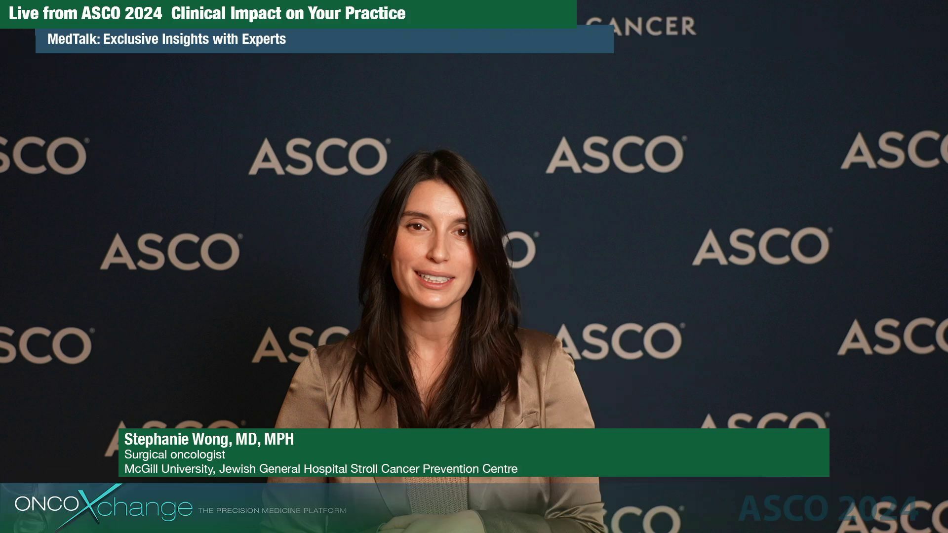 ASCO 2024 - MedTalk: Dr. Stephanie Wong on PARPi Eligibility in Women with Newly Diagnosed Invasive Breast Cancer